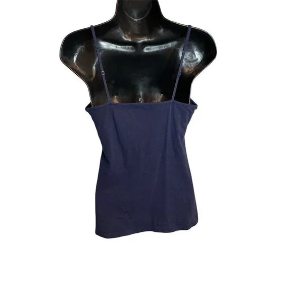 Gap Navy Blue Camisole Top with Adjustable Straps Sz M - Picture 2 of 7